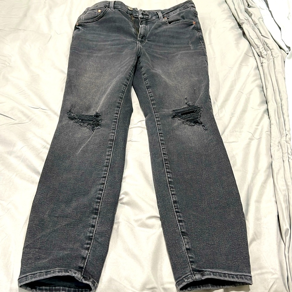 H&M black skinny jeans. Size 10. Barely used.